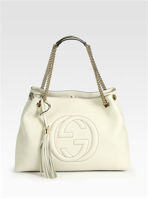 gucci soho tote replica|gucci soho shoulder bag white.